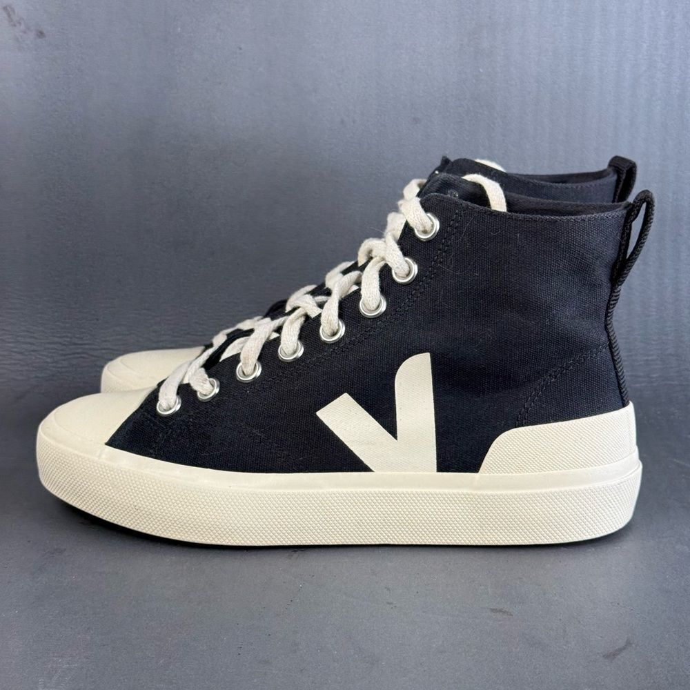 Veja Wata II Canvas sneakers Black Pierre sneaker shoes women’s size 7 - Picture 3 of 8